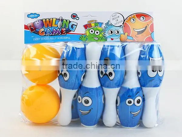 Children play 22cm bowling toy with 10 bottles and 2 balls