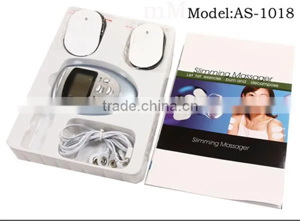 FDA 510 K Electric slimming massager , electrodes Pads tens mini massager