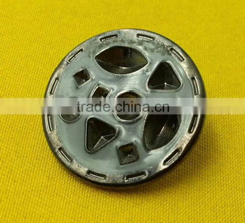 24mm Zinc Alloy Metal Fancy Shank Button --- MJ2349