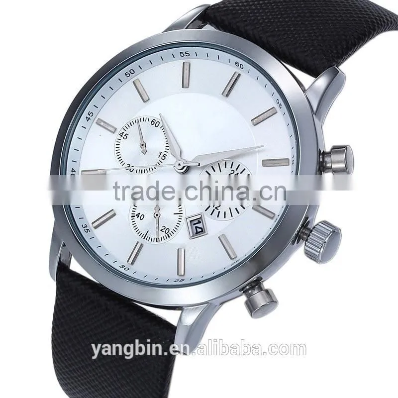 Current Stainless steel case Japan quartz movt wholesale men Watch