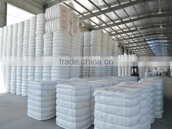 1.4D 38MM Solid Raw White Virgin Polyester Staple Fiber (VPSF)