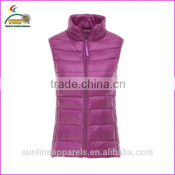 high quality warm unique men down vest