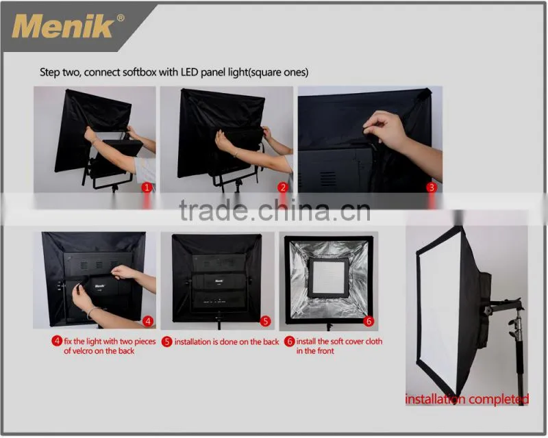 SS-40 Led photo studio lighting square/rectangle softbox,photographic equipment