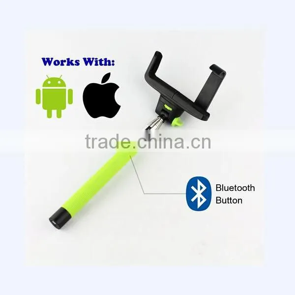 Z07-5 selfie stick ,flexible bluetooth selfie stick, bluetooth monopod