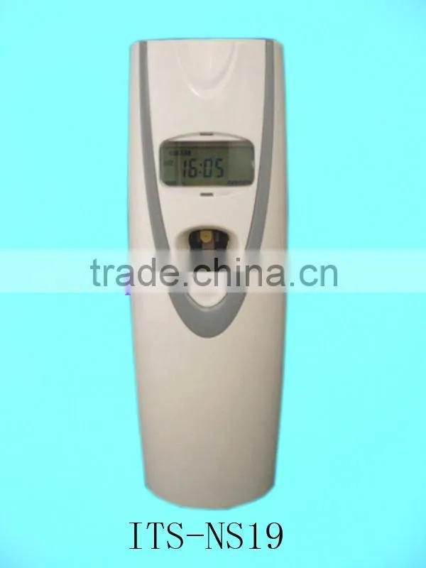 Battery operated remote control air freshener dispenser