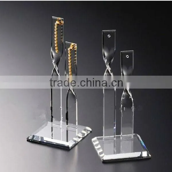 top quality countertop acrylic jewelry display cabinet earring display necklace display stand