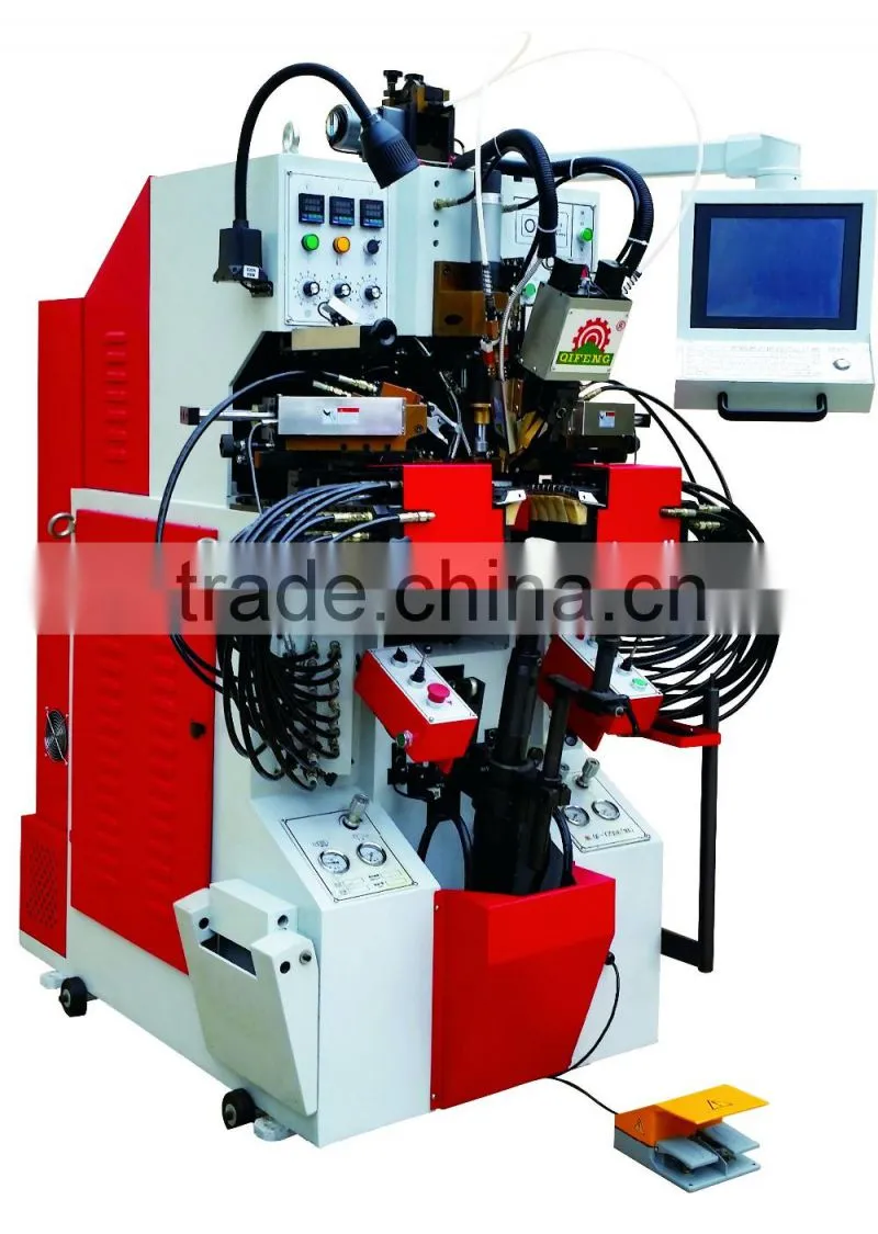 QF-729DA(MA) Most intelligent computerized auto-cemening side and heel lasting shoe-making machine