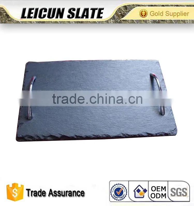 High Quality Natural Black Dishes, Black Slate Plate