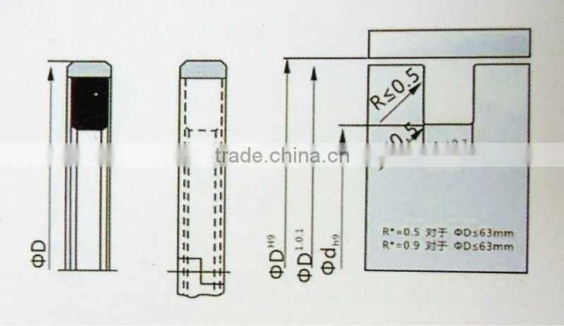 high quality PTFE+NBR OK seal NBR seal for excavator