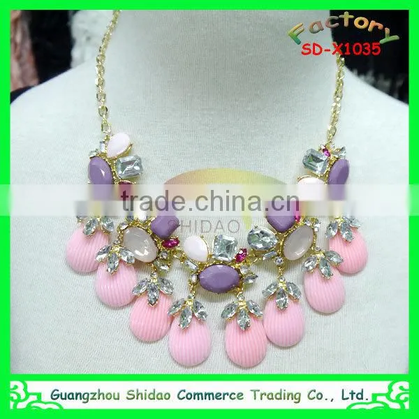 fashion jewelry neckline rhinestone applique for wedding dress