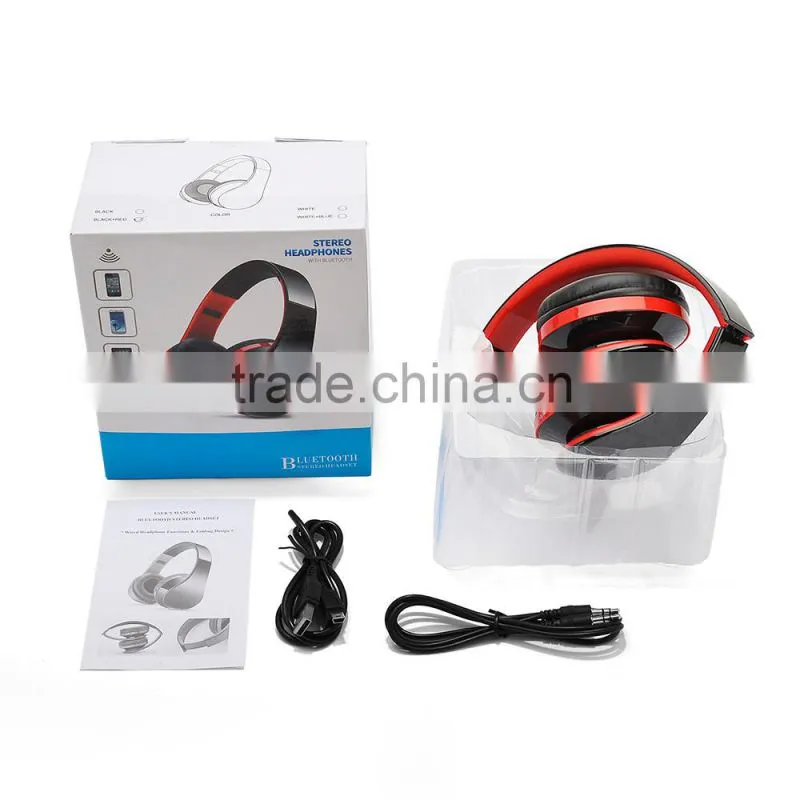 Hot sale foldable over ear wireless bluetooth headset