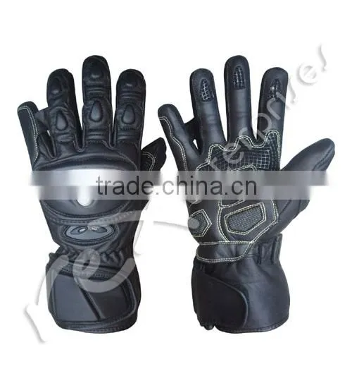 Leather Motorbike Motorcycle Racing Sports Gloves