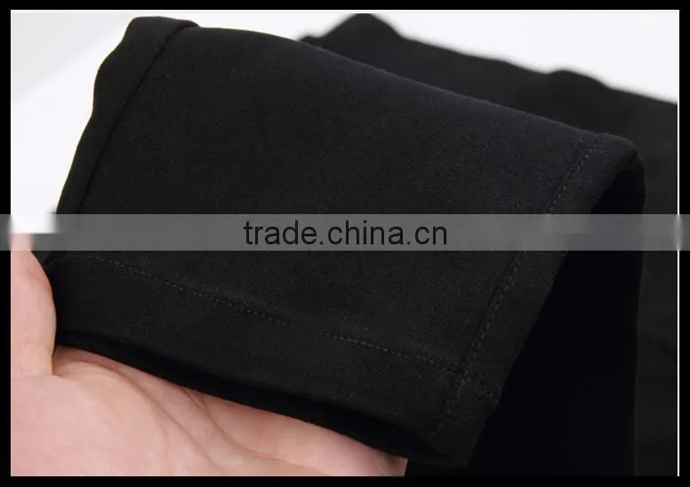 Alibaba China 2014 elegant fashion girls sexy tight black elastic hin thin pencil pants
