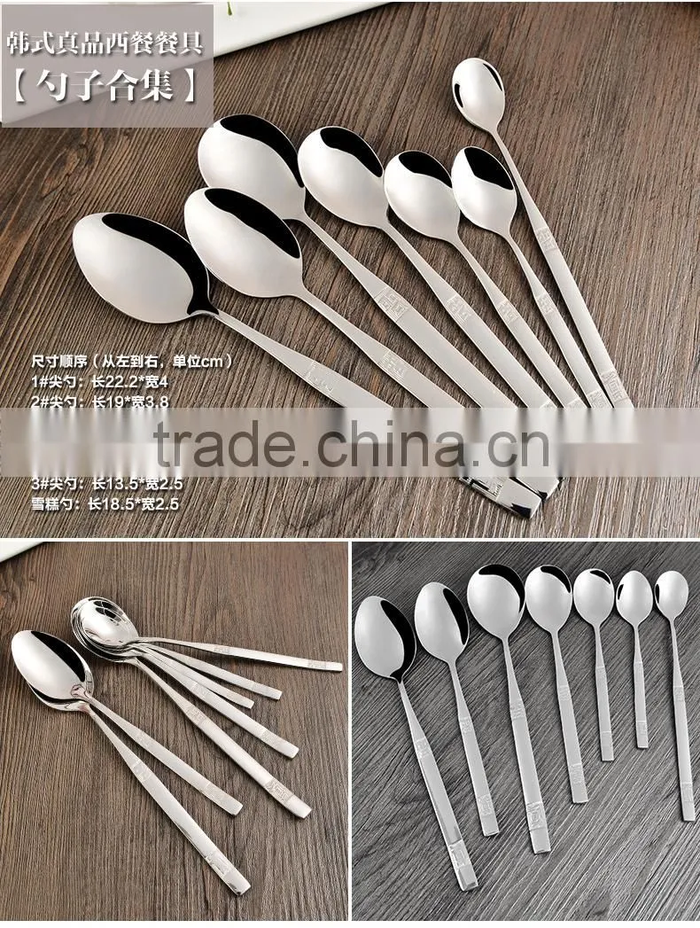 Korean stainless steel steak knife with high mirror polish and low price