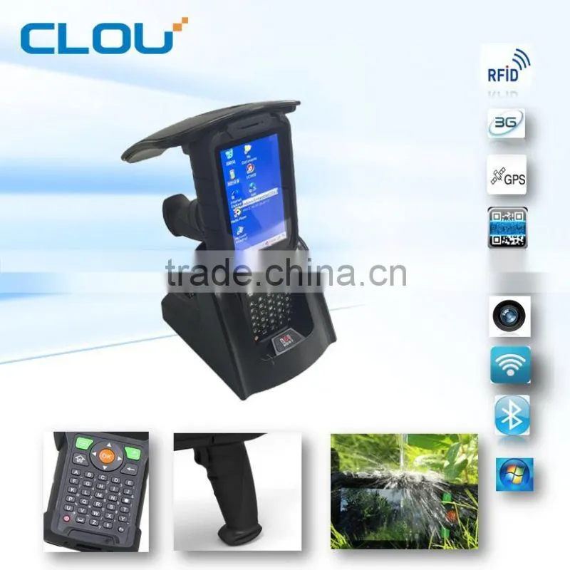 Wince 6.0 rugged mobile computer with uhf/hf rfid reader