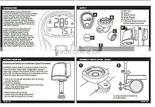Cool high quality bicycle computer wireless