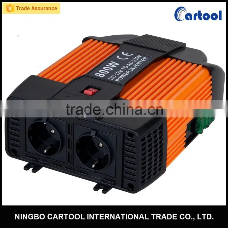 800W Car Power Inverter 12V/24V dc to 120/220V ac Modified Sine Wave Inverter