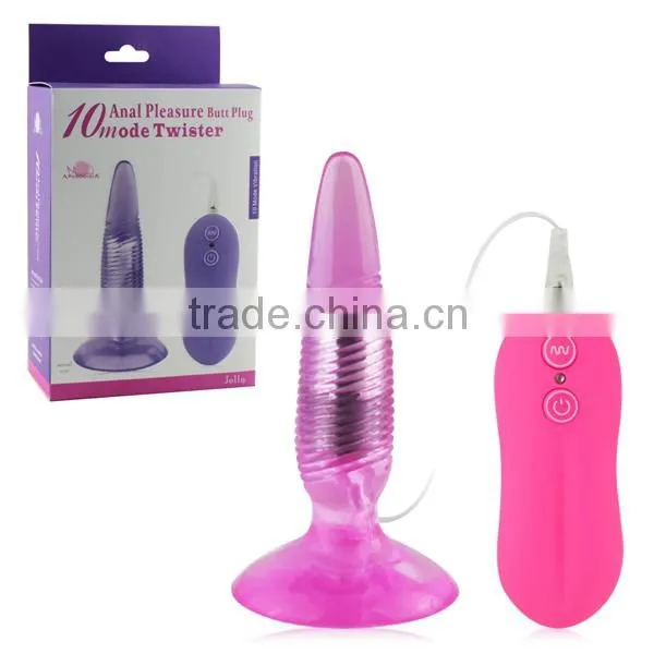 Sex Toys 10 Mode Twister Vibrating Anal Plug