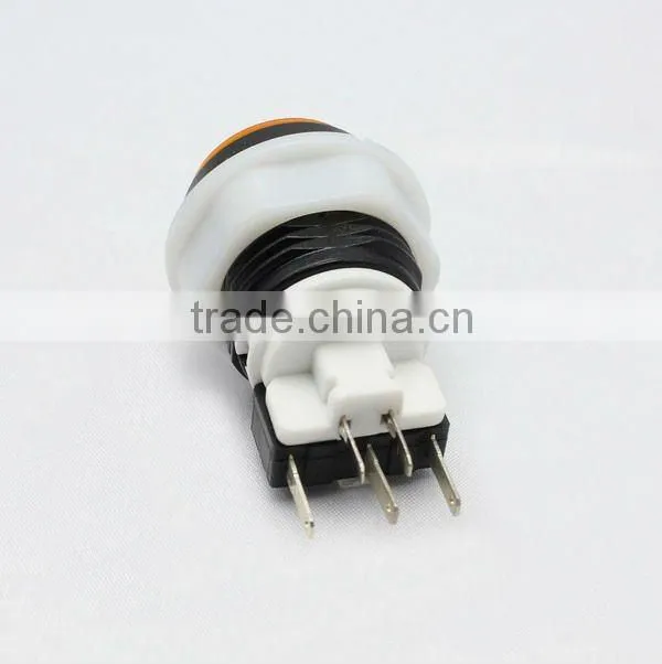 28mm LED red plastic push button switch Momentary game rocker accessories double control