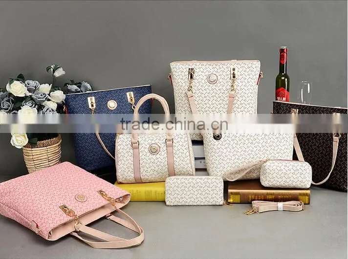 wholesale handbag china High quality trendy branded lady printing handbag bag in bag