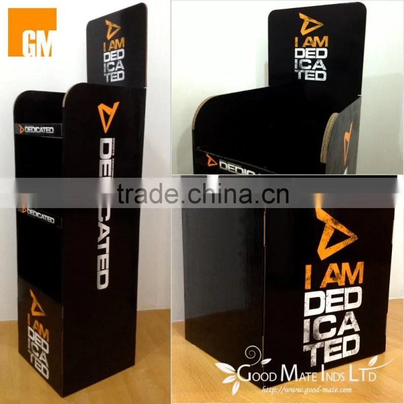 cardboard display supermarket cardboard floor display stand