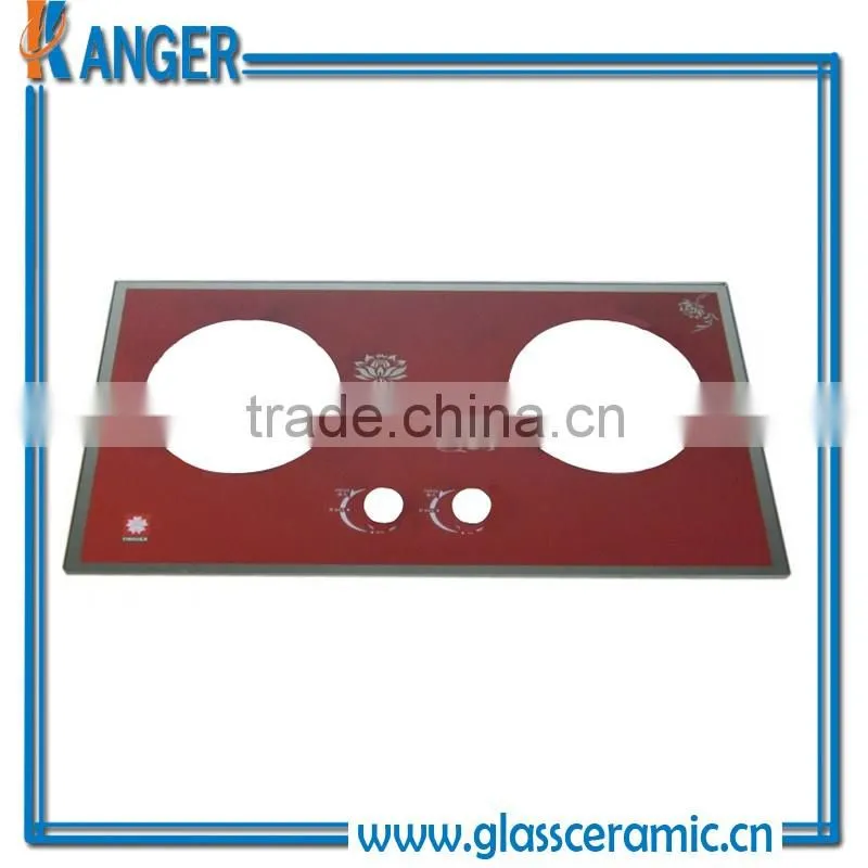 Kanger Transparent Glass Ceramic For Induction Cooker Panles With Holes