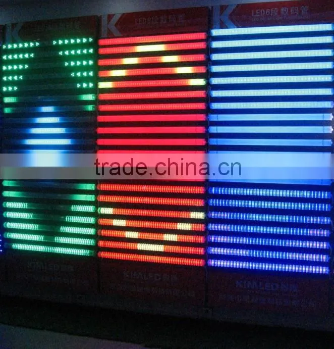 8w 36pcs/m smd5050 led digital tube, Singal color & Color change LED TUBE high quality