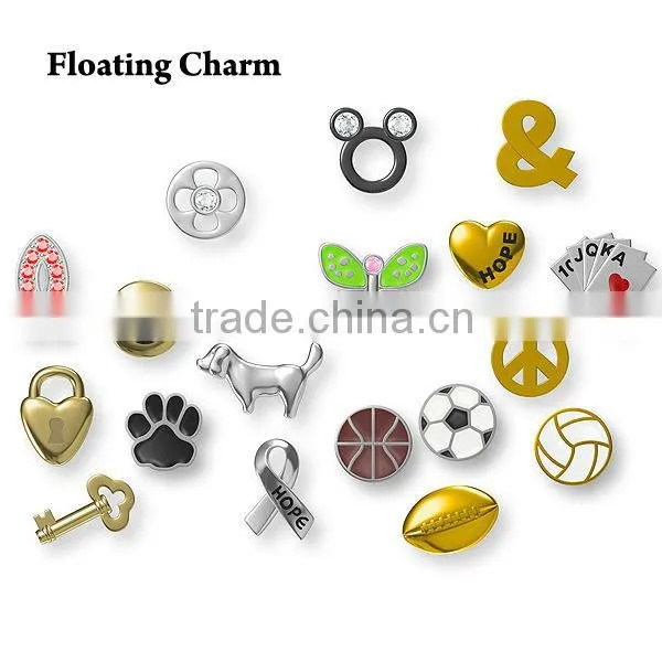 floating locket charm