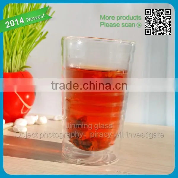 Mexican tableware glass double pint cup turkish tea glasses double wall glass tea cup