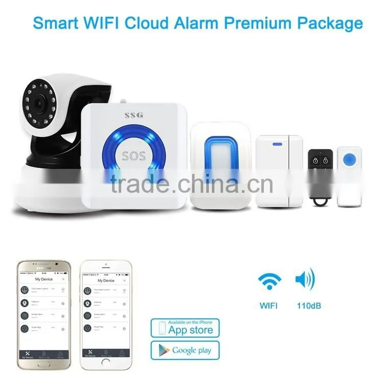 SSG-T0 Smart WIFI Cloud Wireless Burglar Alarm System for Home