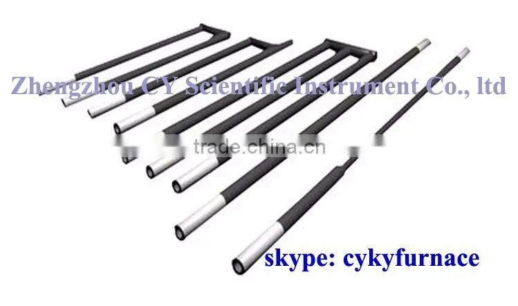 ED ( rod ) type Straight Silicon Carbide rod / silicon carbide heating element ED type sic rods
