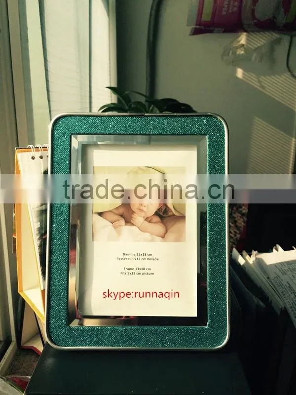 Cheap plastic shadow box frame wholesale shinny picture photo frame
