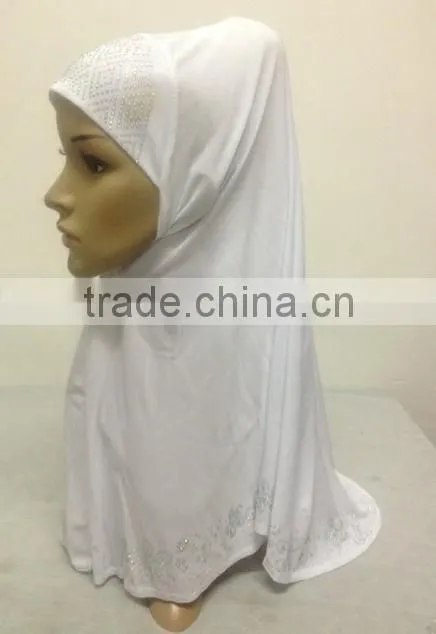 H192 latest muslim hijab with rhinestones