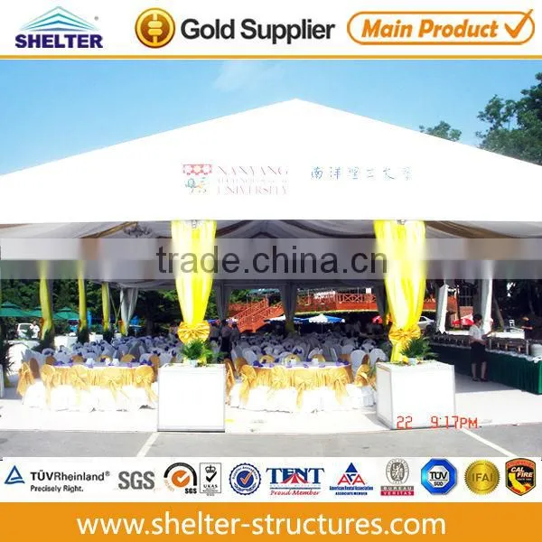 1000 seater glass aluminium marquee for banquet, frame marquee for banquet or sale