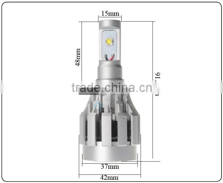 New Driver DC9-30V Hot Sale Car H7 LED Headlight Bulbs H4 H8 H10 9005 9006