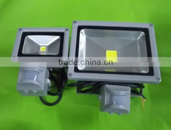 outdoor led flood light with pir sensor10W/20W/30W/50W with CE/RoHS