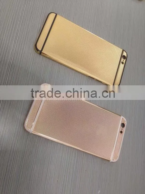 24kt gold for iPhone 6s housing clous de paris custom