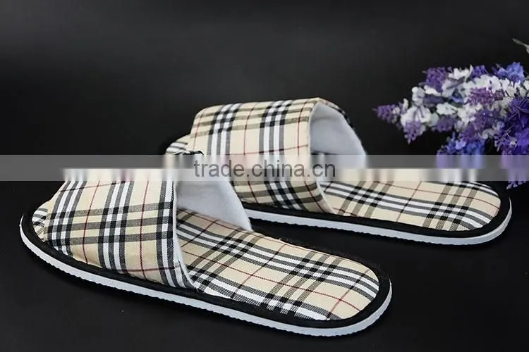 Elegant bedroom slipper women disposable slipper with custom logo