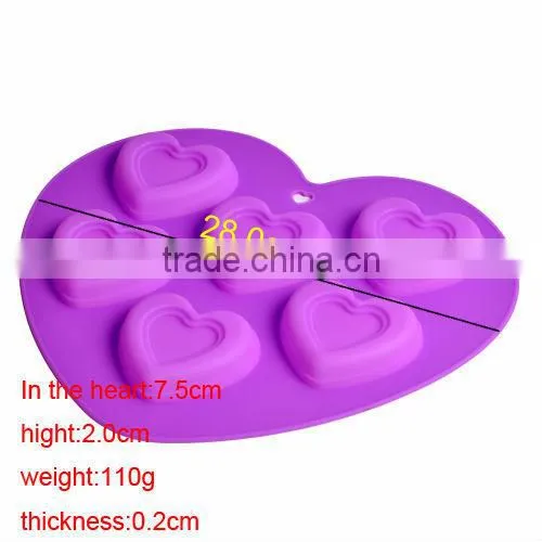 2013 New Product !!! Food grade colorful silicone cake mold