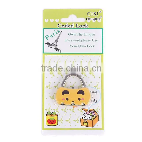 cheap cute combination luggage password padlock