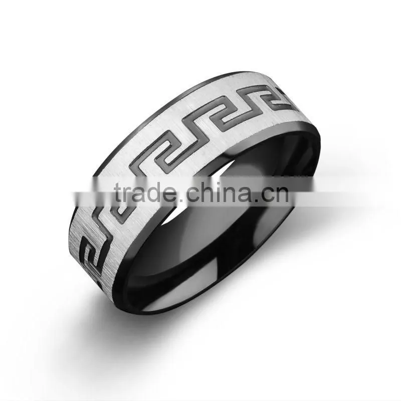 Best Sale Classic Men Ring Greek Style Rings