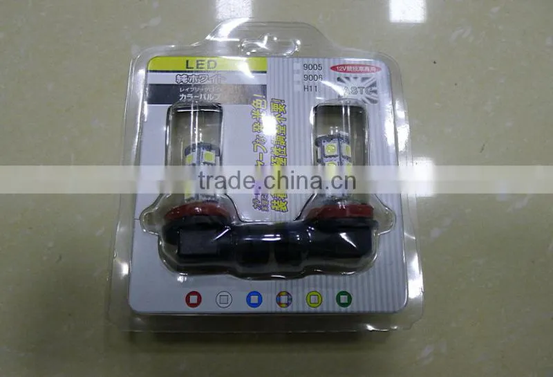 super bright led fog lamp 9005 9006 socket 5050 13smd for automotives
