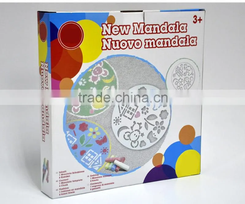 OUTDOOR SIDEWALK NEW MANDALAS CHALK STENCIL