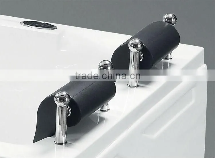 2016 freestanding glass apron jet water spa surf tub whirlpool bathtub