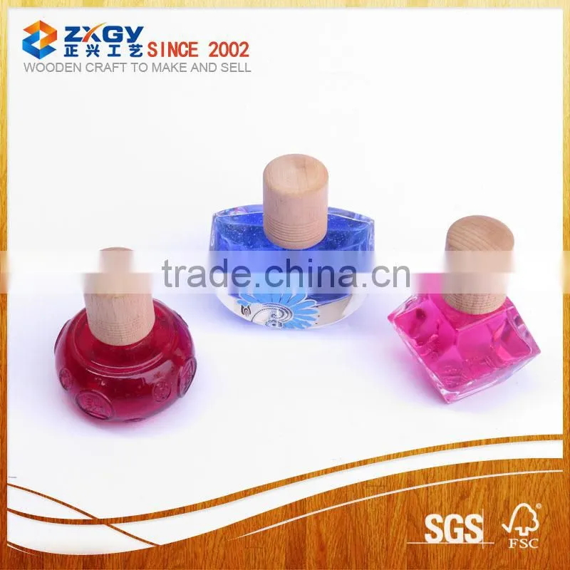 home storage airtight wooden lid glass canister