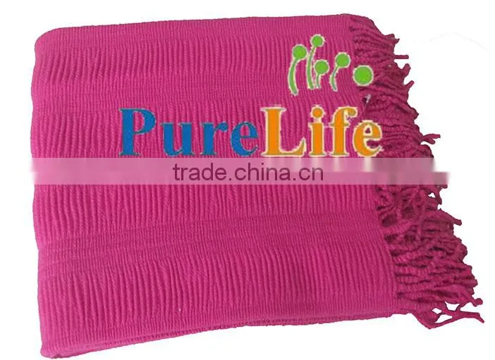 SZPLH Pink fashion wrinkle shawl
