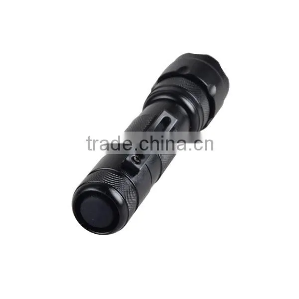 Aluminum 3 Modes High Power XM-L T6 LED Police Security Flashlight With Clip