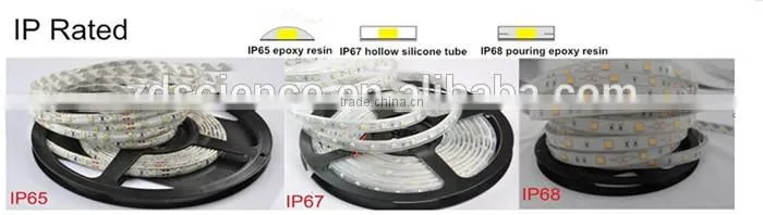 SMD5050 Single Color LED Tape Light Blister Package