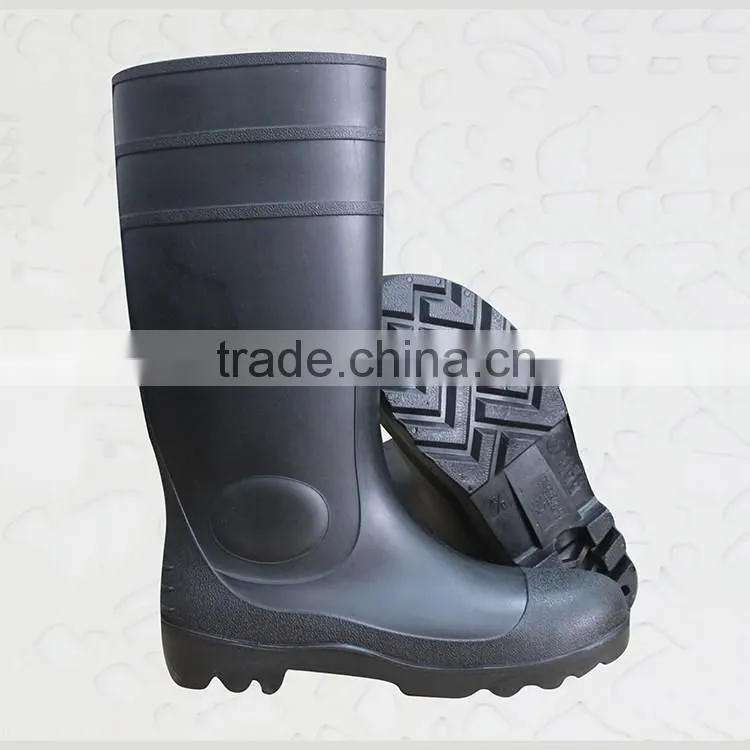 Multicolor safety PVC rain boots wellington long boots wholesale for men