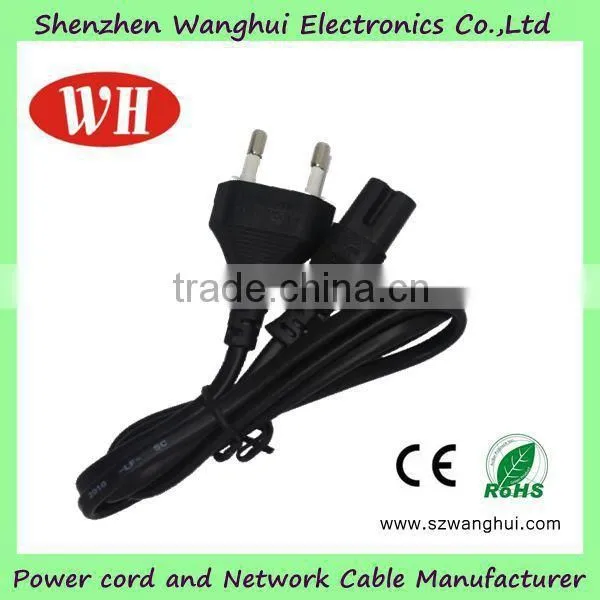 Manufacturer of ac power cord 2 pin cable for dryer/computer or washing maching